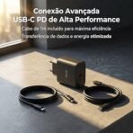 Carregador Completo Com Cabo Tipo-C 50W Motorola - Imagem 2