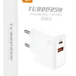 Fonte Turbo 25W USB-A e USB-C A'Gold Pro