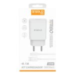 Carregador Completo Para IOS/USB 30W A' Gold Pro