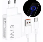 Carregador Completo Com Cabo Tipo-C 67W Xiaomi